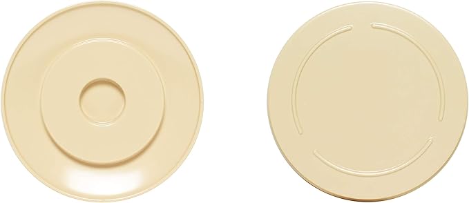 Nustone tan melamine dinnerware collection 8 1/4 tortilla server w/ lid comes in dozen