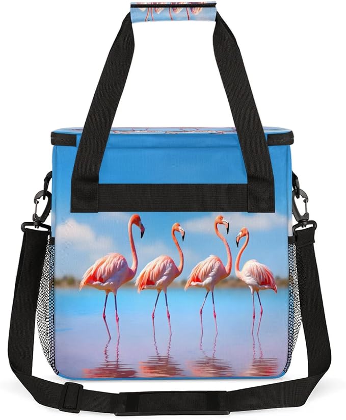 Love Flamingo Coffee Maker Travel Bag for K-Mini or K-Mini Plus Single Serve Coffee Brewer Portable Storage Tote Case for Tarvel