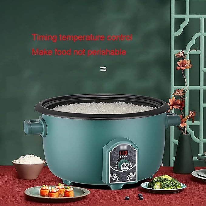 Rice Cooker Canteen Restaurant Commercial/Domestic Adjustable Temperature Large Rice Cooker for 8-30 People (13L) ()
