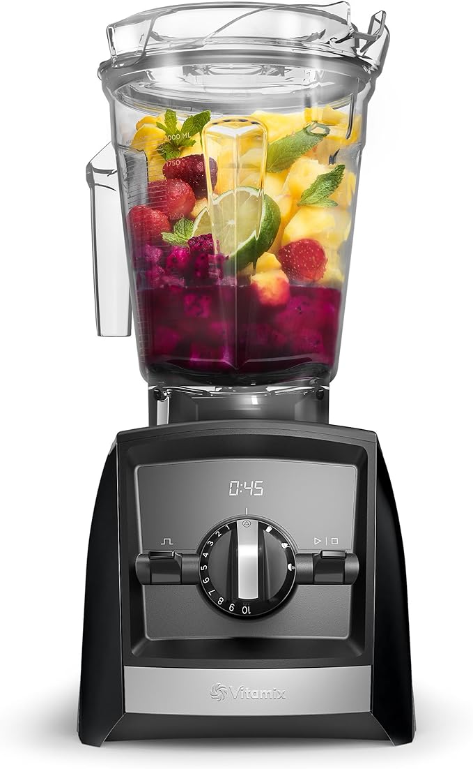 Vitamix A2500 Ascent Series Smart Blender Professional-Grade 64 oz. Low-Profile Container Black (Renewed Premium)