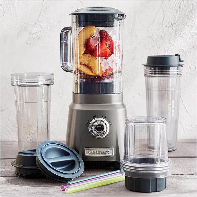 Cuisinart CPB-380 Hurricane Compact Juicing Blender Gunmetal