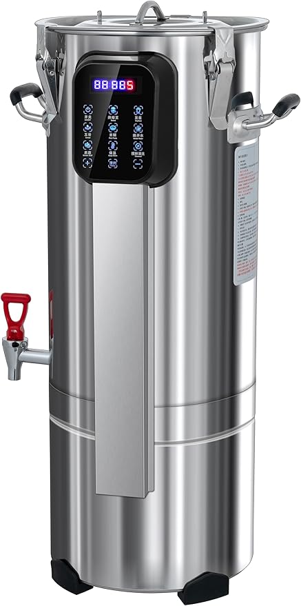 Commercial Soy Milk Machine Automatic Soy Milk Making Machine with Filter and Timer Blende Boil Auto-Clear Keep Warm11L Soy Milk Maker