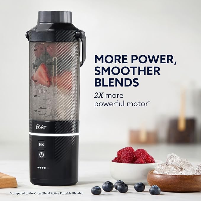 Oster GoMAX Portable Blender Smoothie Blender Black