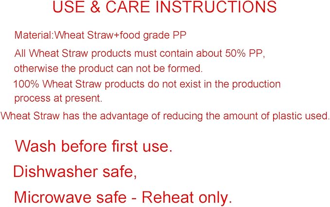Wheat Straw Dinnerware Unbreakable Wheat Straw Tumblers Bowls &amp Plates Dinnerware Set | Set of 18 in 6 Assorted Color | Dishwasher safe  BPA Free