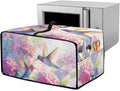 Toaster Oven Cover with Storage Pockets Fits Machines Up to 18.5x14.5x9 Convection Toaster Oven Covers for Family Kitchen Essential Hydrangea Hummingbird