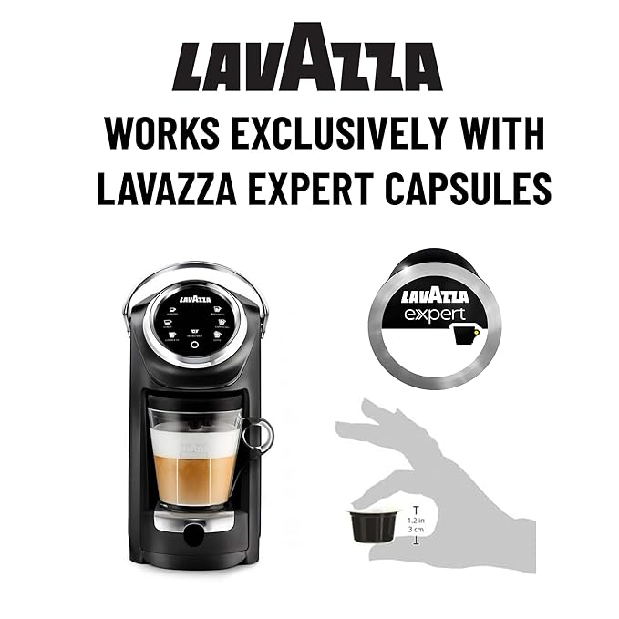 Lavazza Expert Coffee Classy Plus Single Serve ALL-IN-ONE Espresso &amp Coffee Brewer Machine - LB 400 - (Includes Built-in Milk Vessel/Frother)