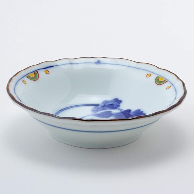 Saikaitoki 31988 Hasami Ware Small Bowl Set Dyed Brocade Picture Diameter 3.7 inches (9.5 cm) Small Included 5 Patterns Dinnerware Set Gift Birthday Scissors Tableware Stylish Microwave