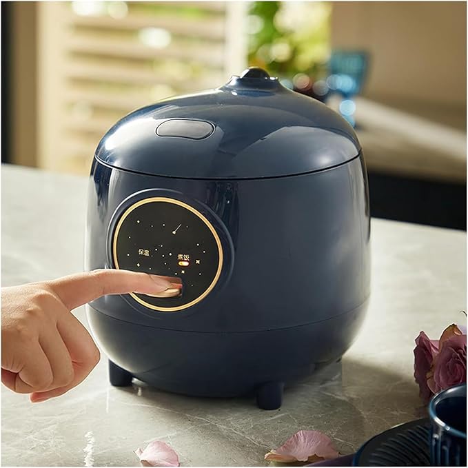 Electric Pressure Cooker Commercial Rice Cooker Portable 2L Electric Steamer With Keep Warm Function 200W Removable Nonstick Rice Cooker