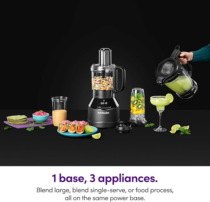 nutribullet Triple Prep System NBKS50100 Blender Combo NBF50500