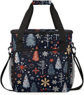Christmas Tree Coffee Maker Carrying Bag Cartoon Tree Travel Storage Bag Compatible with K-Mini or K-Mini Plus Single Serve Coffee Brewer Carrying Case with Multiple Pockets &amp Shoulder Strap