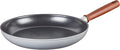 GreenPan Mayflower Pro Hard Anodized Healthy Ceramic Nonstick 12 Frying Pan Skillet Vintage Wood Handle PFAS-Free Induction Charcoal Gray