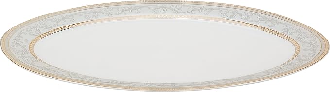 Lorren Home Trends 57-Piece Porcelain Dinnerware Set Giada Service for 8