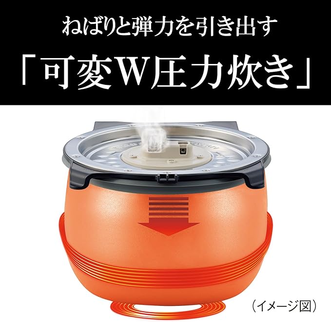 TIGER JPI-Y100-WY [Pressure IH Jar Rice Cooker Pure White] 100V