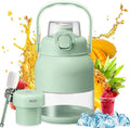 Electric Citrus Juicer 17 oz with Straw Two Lids Portable Blender for Smoothies Shakes Food Prep &amp Frozen Blending Large-Capacity Wireless Mini Juicer Cup on the Go for Kitchen Office (A-27o