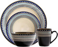 Porcelain Dinnerware Sets 4 Piece Stoneware Dinnerware Set Ceramic Plates and Bowls Sets Dishes Dinner Set with Dinner Plate Dessert Plate Salad Bowl and Mug Se