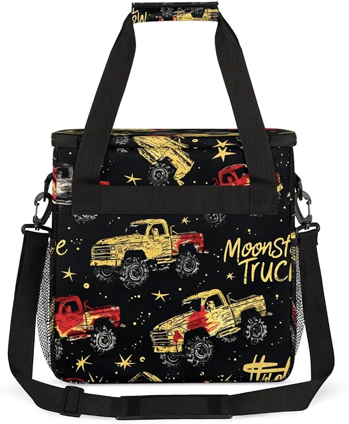 Star Trucks Coffee Maker Travel Bag for Keurig K-Mini/K-Mini Plus Insulated Waterproof Tote with Pockets for K-Cup Portable Single-Serve Brewer Case