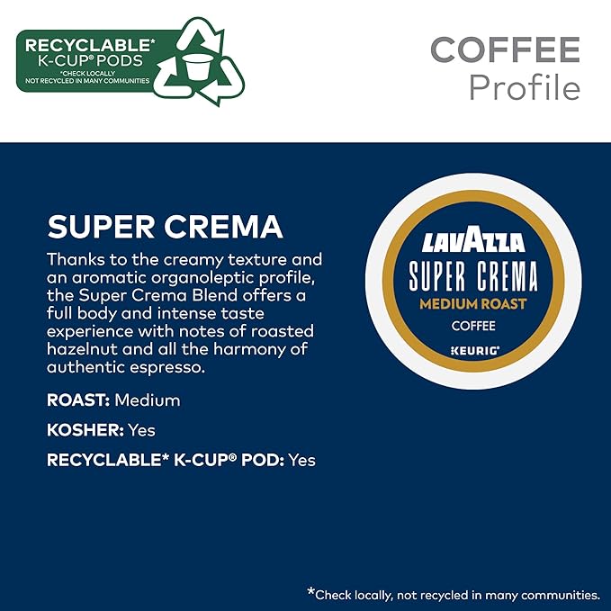 Lavazza Favorites Collection Variety Pack Single Serve Keurig® K-Cup® Pods Light and Medium Roast Coffees 64-Count Box