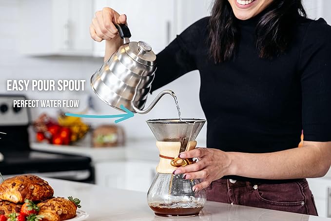 Barista Warrior Gooseneck Kettle &amp French Press Coffee Maker