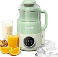 Nut Milk Maker Machine Soy Milk &amp Oat Milk Maker with 8 Presets High-Speed Blender Auto-Clean Delay Start 33oz Almond Milk Maker for Plant-Based &amp Dairy-Free Beverages Green