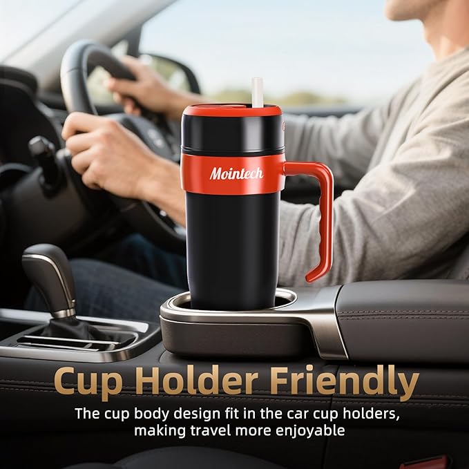 Personal Blender for Shakes and Smoothies with 6 Blades 21oz(600ml) Personal Size Juicer USB-C Rechargeable with Straw Brush&ampLid for Home Gym Travel Kitchen (Black)