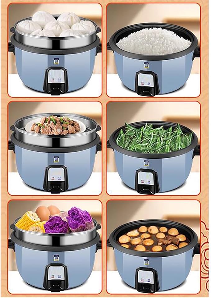 Commercial Rice Cooker (8L-45L) Canteen Hotel School Restaurants Old-fashioned Large Capacity Rice Cooker 8-60 PeopleUS/EU Used(13L)
