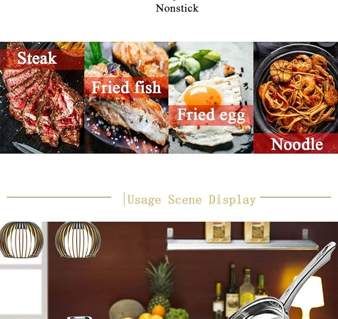 Cookware Set Stainless Steel Pots Composite Bottom Saucepan Saute Steak Pan Non Stick Fry Pan with Lids Kitchenware Set 5PCS