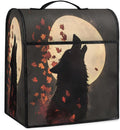 cfpolar Kitchen Aid Mixer Cover Compatible with 6-8 Quarts Autumn Animal Wolf Stand Mixer Cover Kitchen Aid Mixers Accessories Appliance Organizer Bag Dust Covers with Zipper Pocket