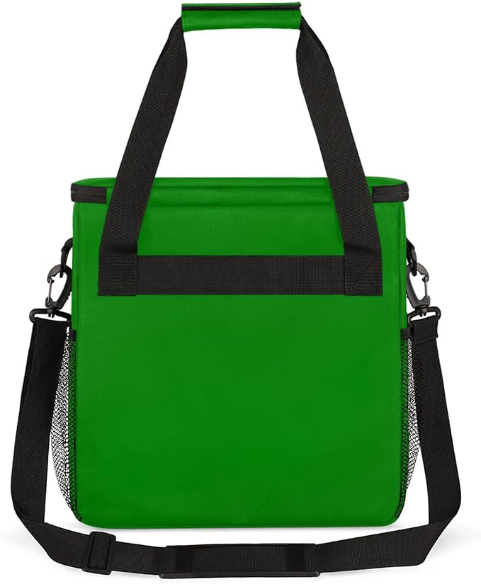 Green Coffee Maker Carrying Bag Waterproof Insulated Leakproof Cooler Bag Portable Storage Tote Bag Organizer With Shoulder Strap