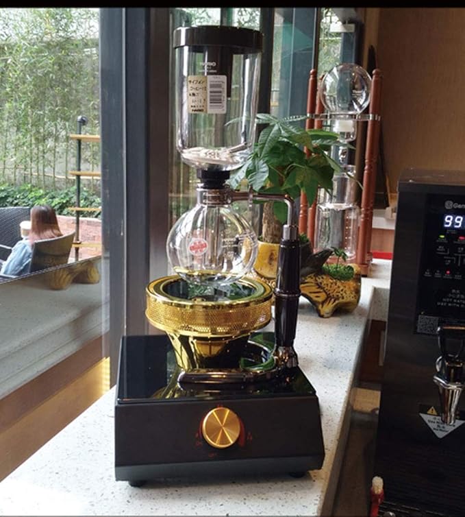 TOPCHANCES Syphon Coffee HeaterSyphon Vacuum Coffee Maker110V Halogen Beam Heater Burner Stove Infrared Heat Coffee Heating Stove for Coffee Maker