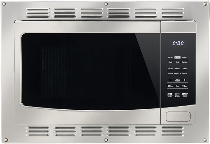 Tough Grade RV Convection Microwave with Air Fryer | 6-in-1 Built-In Combo Oven – Microwave Grill Convection Broil Air Fry Combo | 1.0 Cu Ft | Trim Kit Included | Replaces High Pointe &amp Greys