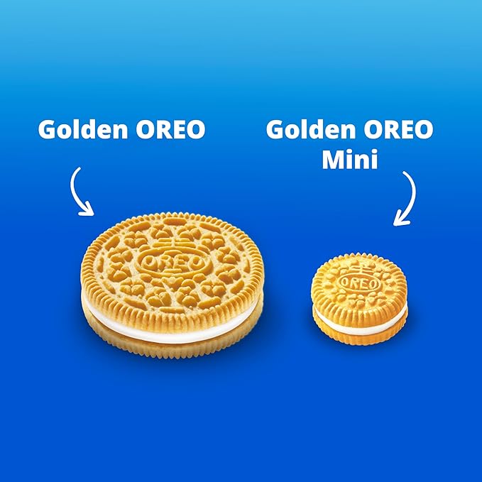 OREO Minis Golden Sandwich Cookies 12 - 3 oz Bags