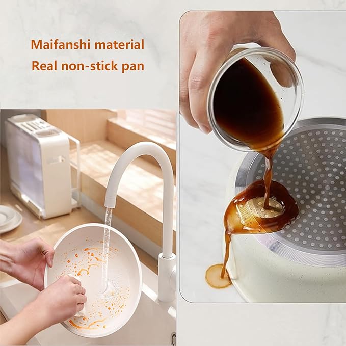 Pots and Pans Set Non Stick Dishwasher Safe with Lids Induction Kitchen Cookware Nonstick Cooking Set with Removable Handle Stain &amp Scratch-Resistant PFAS/PFOA Free12 Pieces