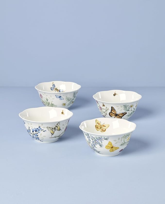 Lenox 897796 Butterfly Meadow Herbs Rice Bowls Set Of 4