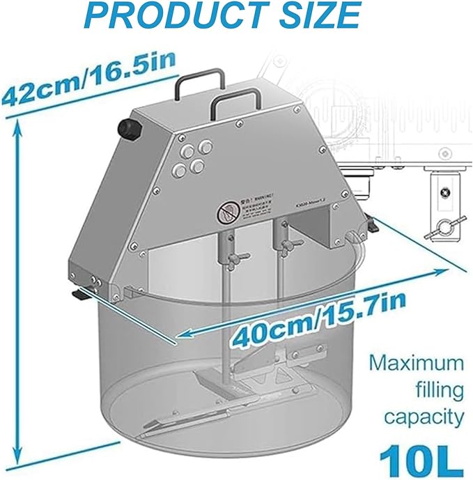 Stand Automatic BlenderWith Auxiliary FanAir Volume Of 400L Per Minute10 Large CapacitySupports Gas Stove Heating Stirring (110v)
