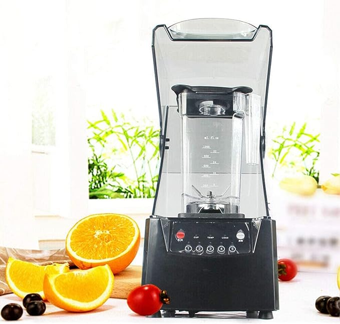 Smoothie Blender Smoothie Maker Professional Countertop Blender with Soundproof Shield 2L Soundproof Fruit Juicer Mixer Make Shakes and Smoothies Meat and Vegetable