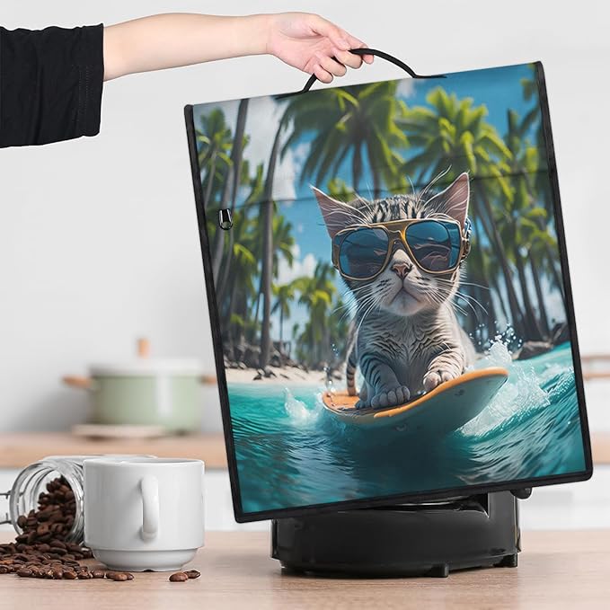 cfpolar Kitchen Aid Mixer Cover Compatible with 6-8 Quarts Fashion Cat Animals Stand Mixer Cover Kitchen Aid Mixers Accessories Appliance Organizer Bag Dust Covers with Zipper Pocket