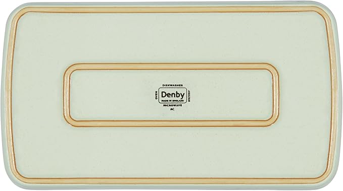 Denby Heritage Orchard Accent Rectangle Plate Green