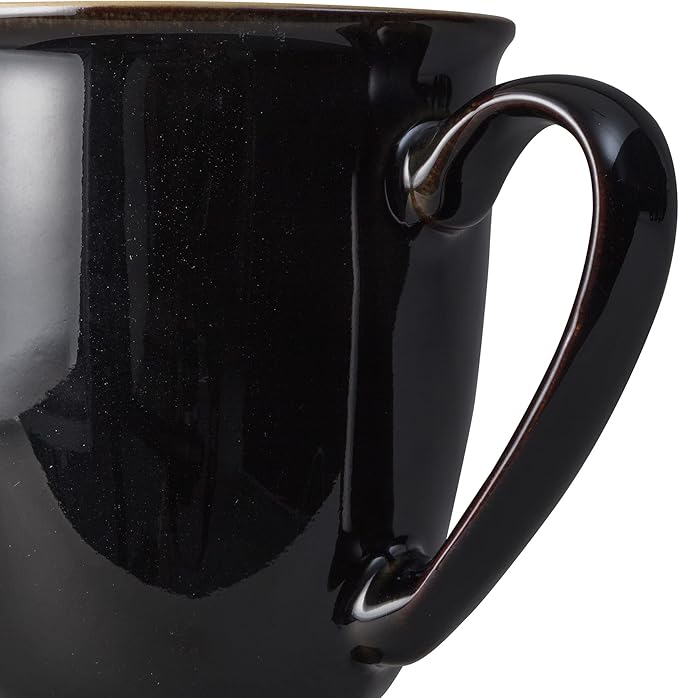 Denby Elements Black 4 Piece Dinnerware Set 406048552