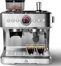Espresso Maker 20 Bar Coffee Espresso Machine Maquina De Cafe Expresso 30 Grind Settings 2.8L Removable Water Tank With Milk Frother and Steam Wand Barista Home Cappuccino and Latte Machine