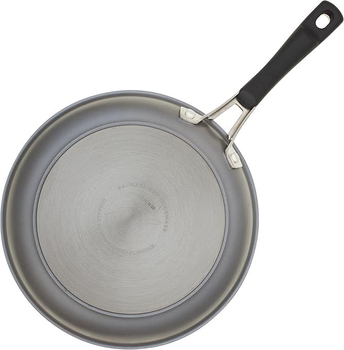 Rachael Ray Cook + Create Hard Anodized Nonstick Frying Pan/Skillet 10 Inch - Black