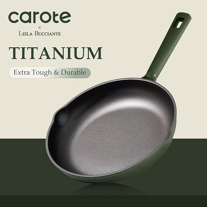 CAROTE 31PCS Pots and Pans Set Nonstick Cookware Set Kitchen Non Stick Induction Titanium Cookware Non-toxic Granite Cooking set PFOA Free