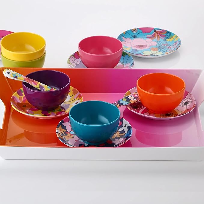 French Bull 12-Piece Dinnerware Set - Garden FloralMedium