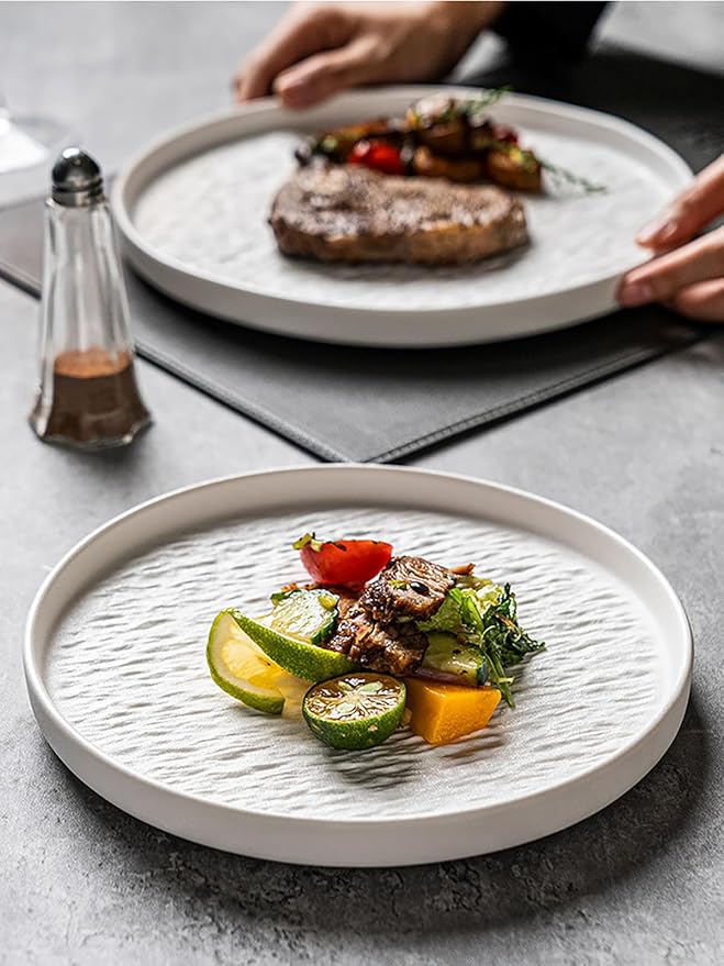 Matte Ceramic Dinnerware set with Mug for 4 20 Pieces Kitchen Plates and Bowls Set Porcelain Dish set for 4 Dishware Sets Stoneware Dinner Plates Set Platos de Cocina Vajilla