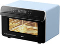 ROABM Toaster Oven Air Fryer Combo R-BOX Blue 23QT Countertop Convection Steam Oven Rapid Steam Bake Air Fry Broil Dehydrate Defrost Ferment Steam Self-Clean Touchscreen Control