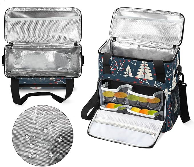 Cartoon Tree Coffee Maker Carrying Bag Dreamy Tree Travel Storage Bag Compatible with K-Mini or K-Mini Plus Single Serve Coffee Brewer Carrying Case with Multiple Pockets &amp Shoulder Strap