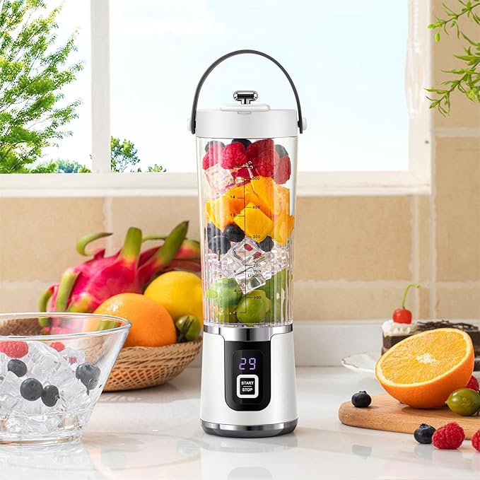 200W Portable Blending Machine Rechargeable Machine Cup Juicer Fruit Mixer 600ml Juicer Maker Multifunctional Smoothie Maker