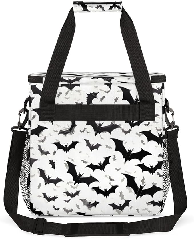 Magical Bat Coffee Maker Carrying Bag Modern Bat Travel Storage Bag Compatible with K-Mini or K-Mini Plus Single Serve Coffee Brewer Carrying Case with Multiple Pockets &amp Shoulder Strap