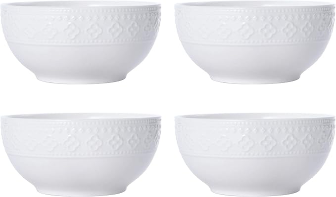 Pfaltzgraff Haisley 12-Piece Dinnerware Set White