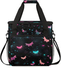 Gothic Bat Coffee Maker Carrying Bag Magical Bat Travel Storage Bag Compatible with K-Mini or K-Mini Plus Single Serve Coffee Brewer Carrying Case with Multiple Pockets &amp Shoulder Strap