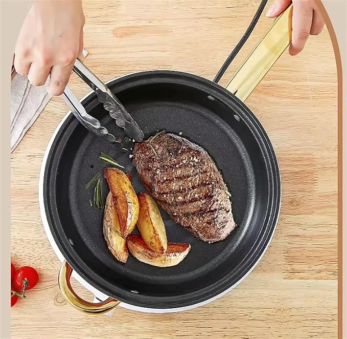 Cookware Set Pots and Pans Set 6 Piece Cookware Set Frying Pan Milk Pan Soup Pot Saucepan Stainless Steel Kitchen Cooking Pot Set Cooking Pot Set Cooking Pan Set(